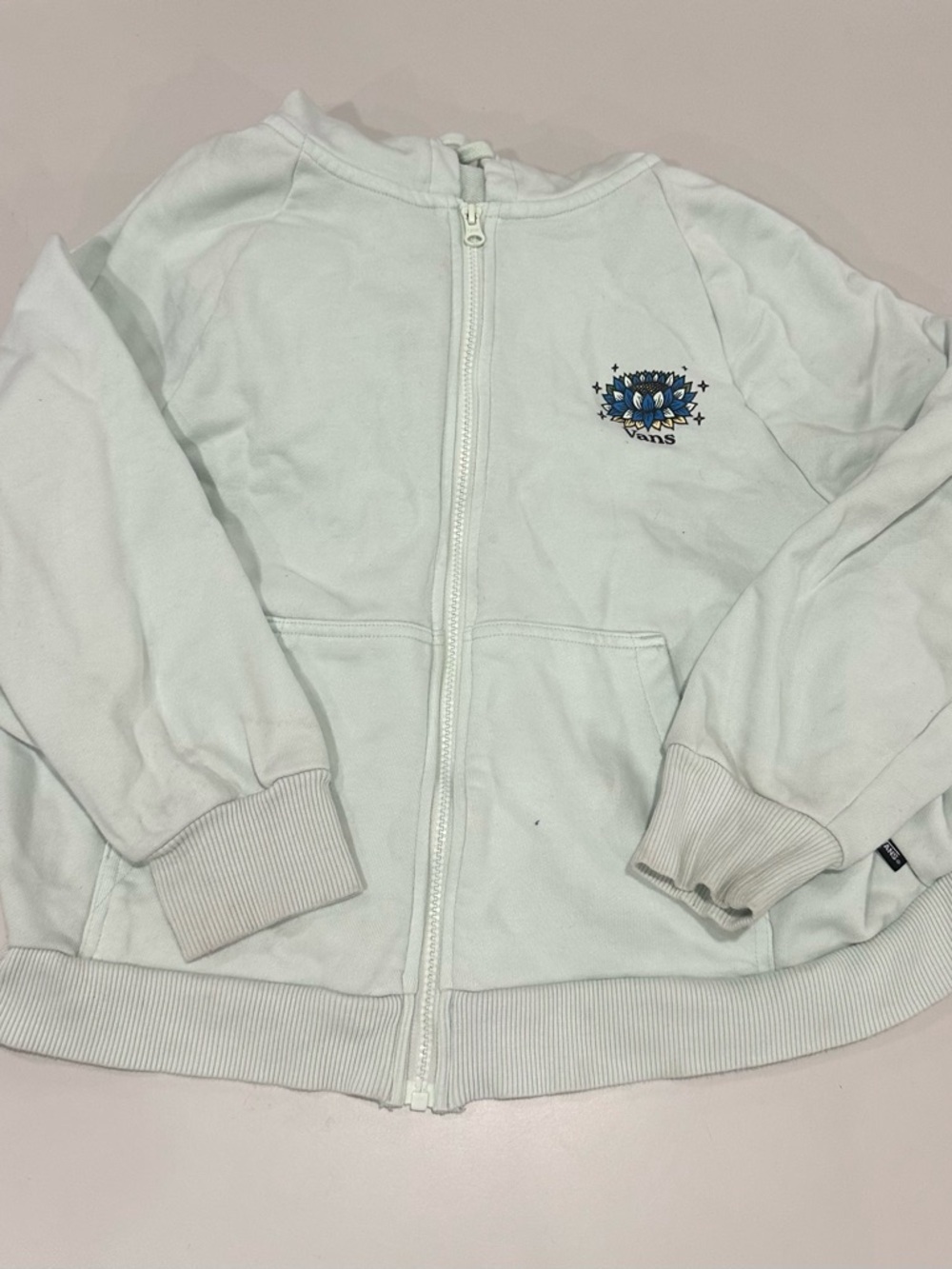 Vans Mint Green Zip-Up Hoodie